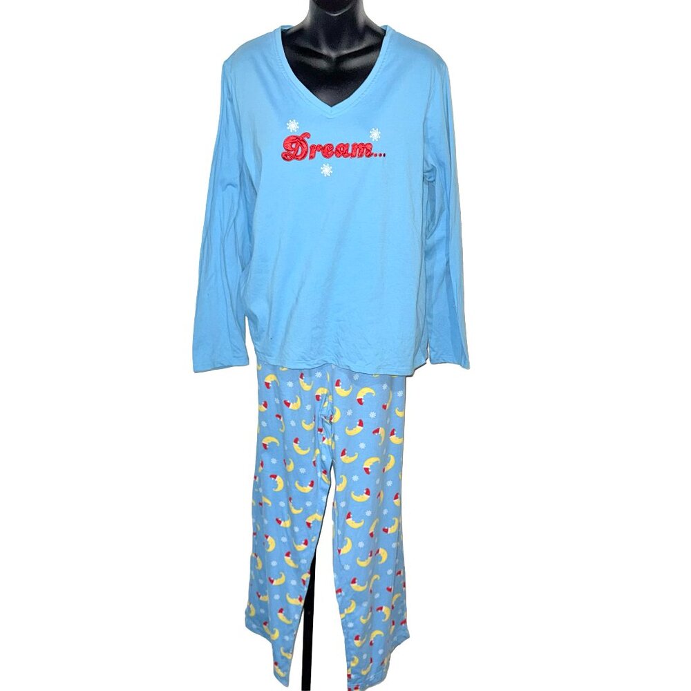 Secret Treasures Dream Winter Moon Pajama Set Women's Large
